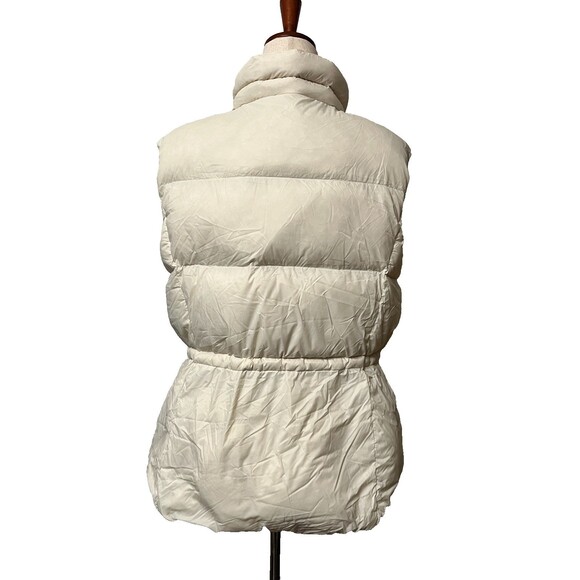 NWT Soia & Kyo Women's L Deanna Down Puffer Vest Coat Cream Winter Outdoors Lux - Picture 3 of 12